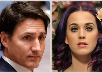 Katy Perry and Justin Trudeau