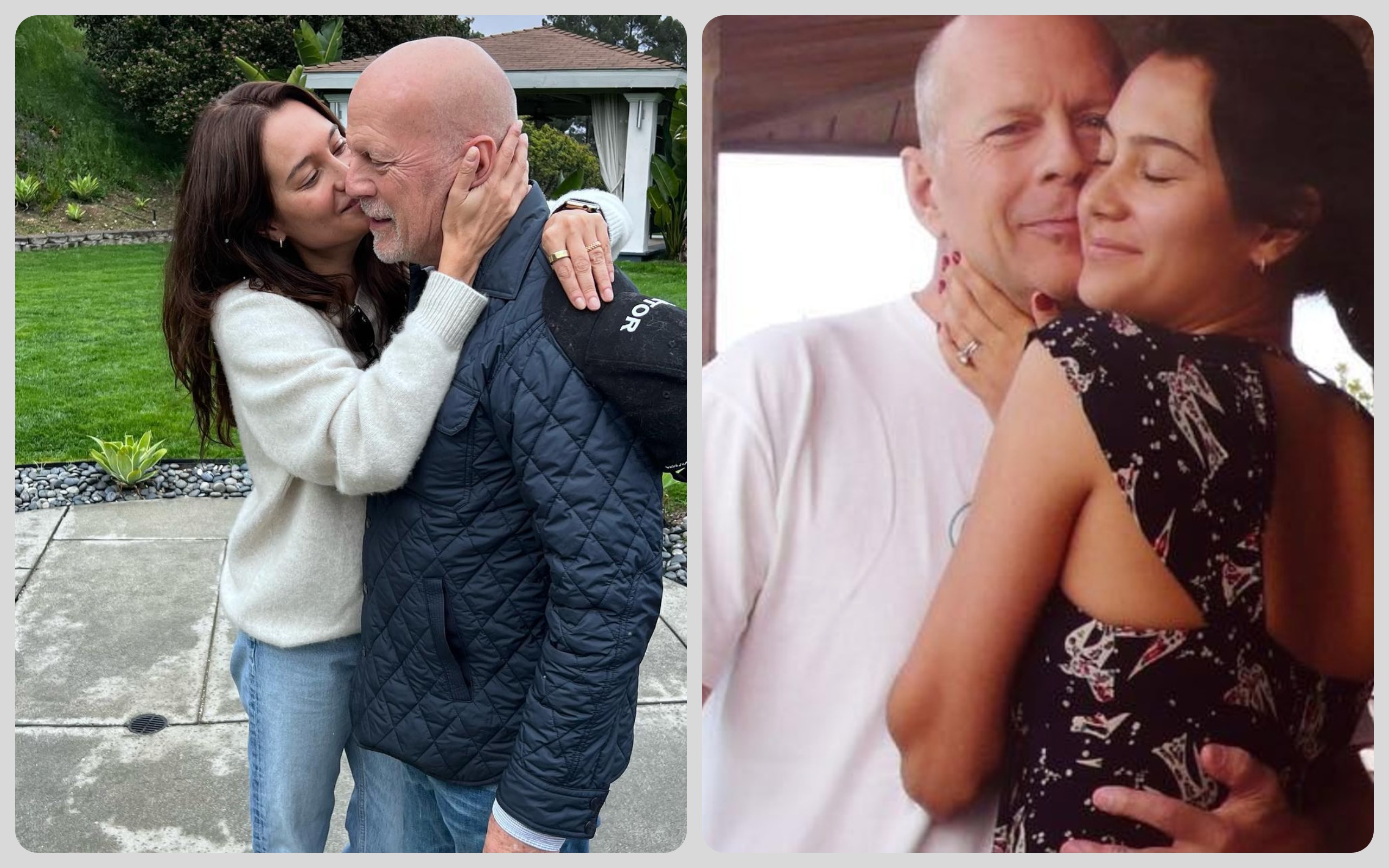 Bruce Willis and Emma Heming