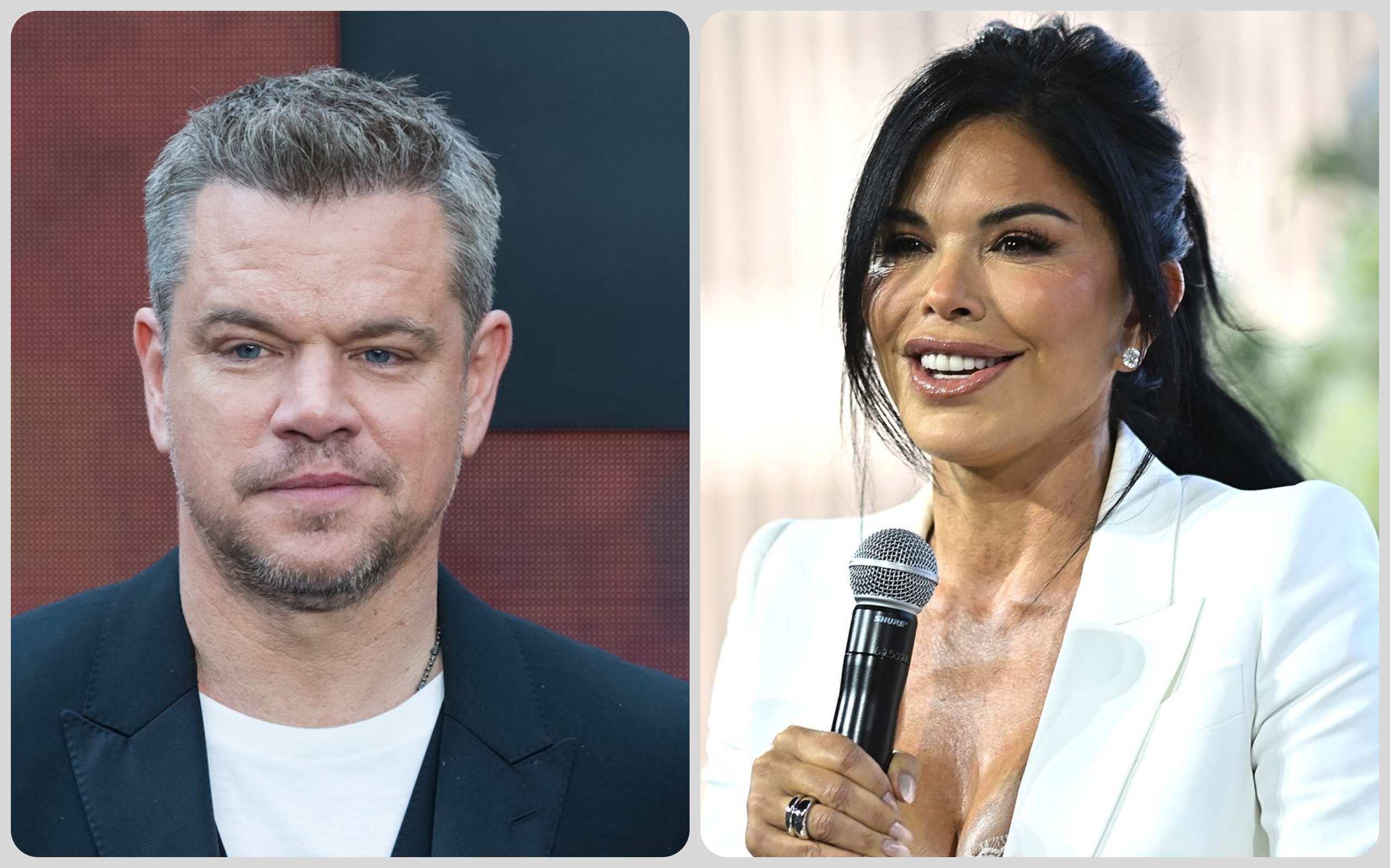 Matt Damon. Lauren Sánchez's