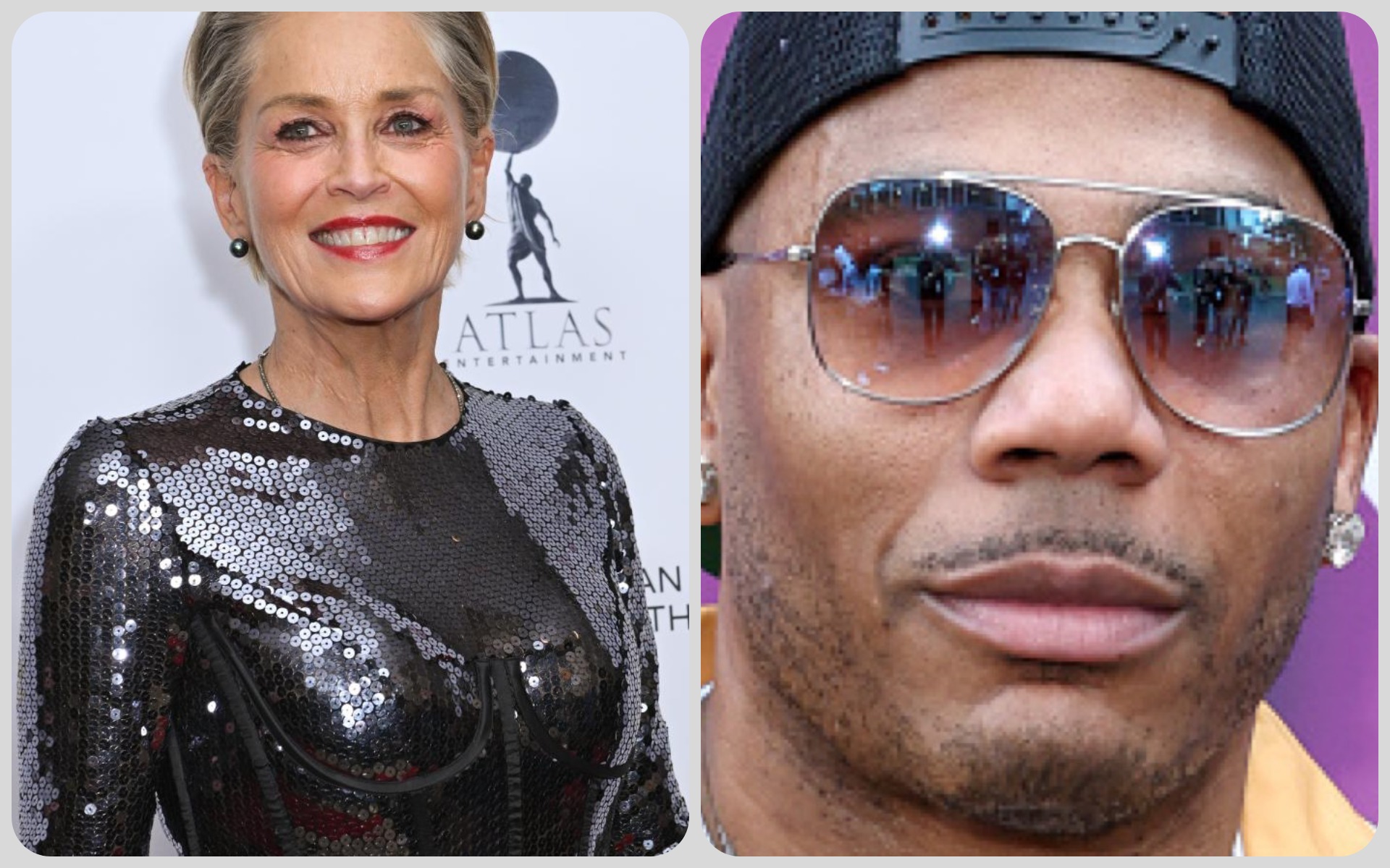 Sharon Stone confirmed she went on a date with Nelly 