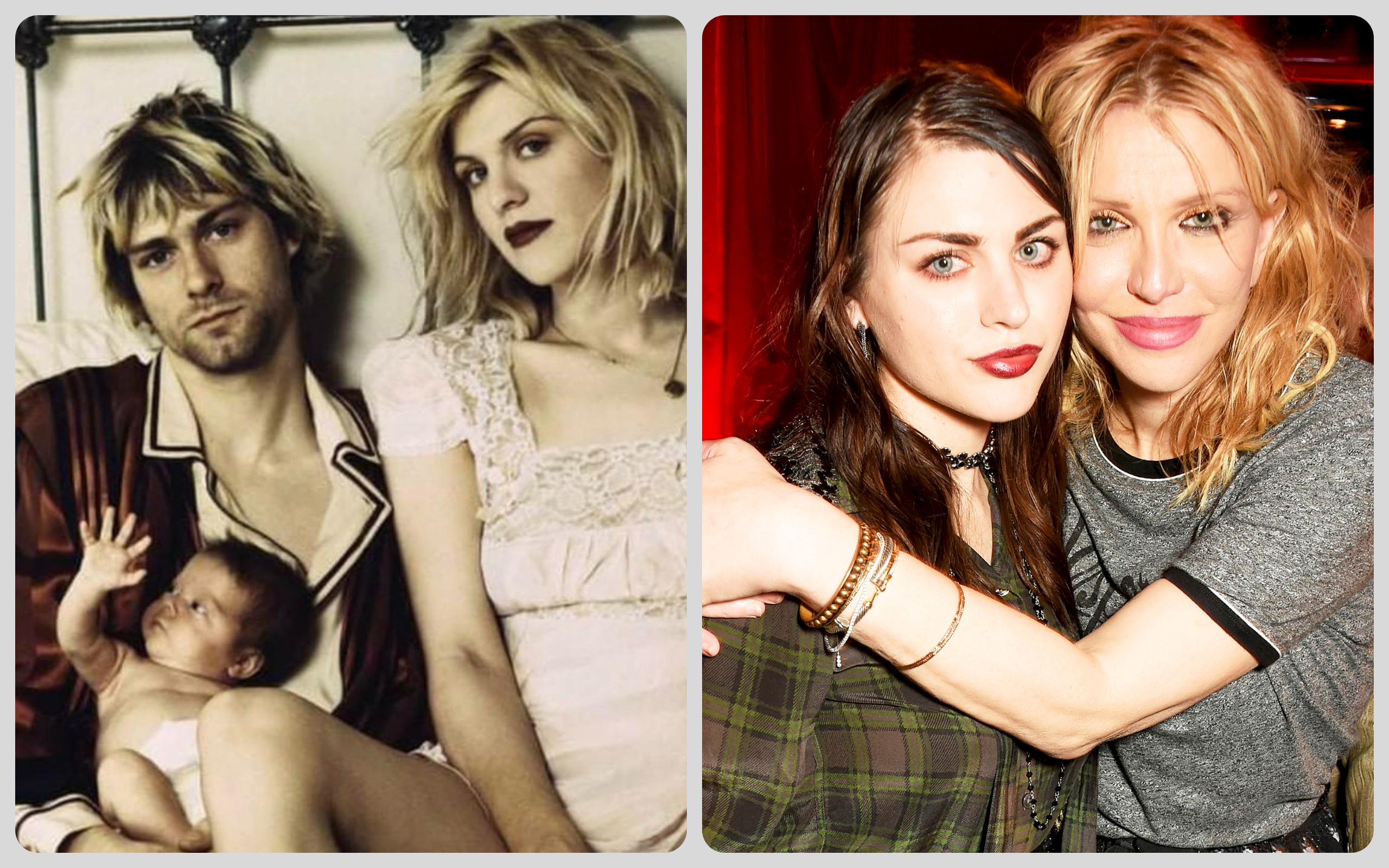 Courtney Love and daughter Frances Bean Cobain