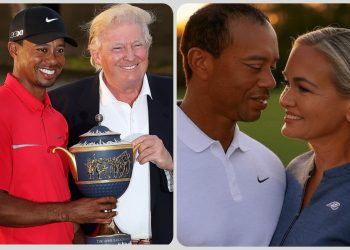 Tiger Woods and Vanessa Trump