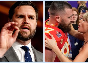 JD Vance suggests NFL will be rigged after Taylor Swift's engagement to Travis Kelce