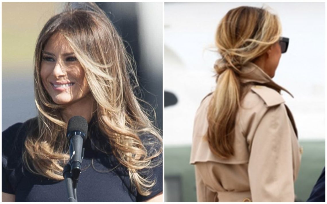 Melania Trump hair