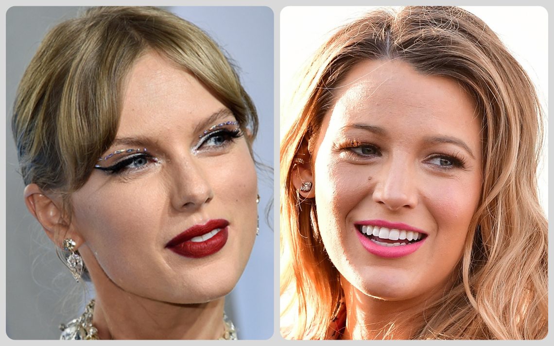 Taylor Swift caught in Blake Lively