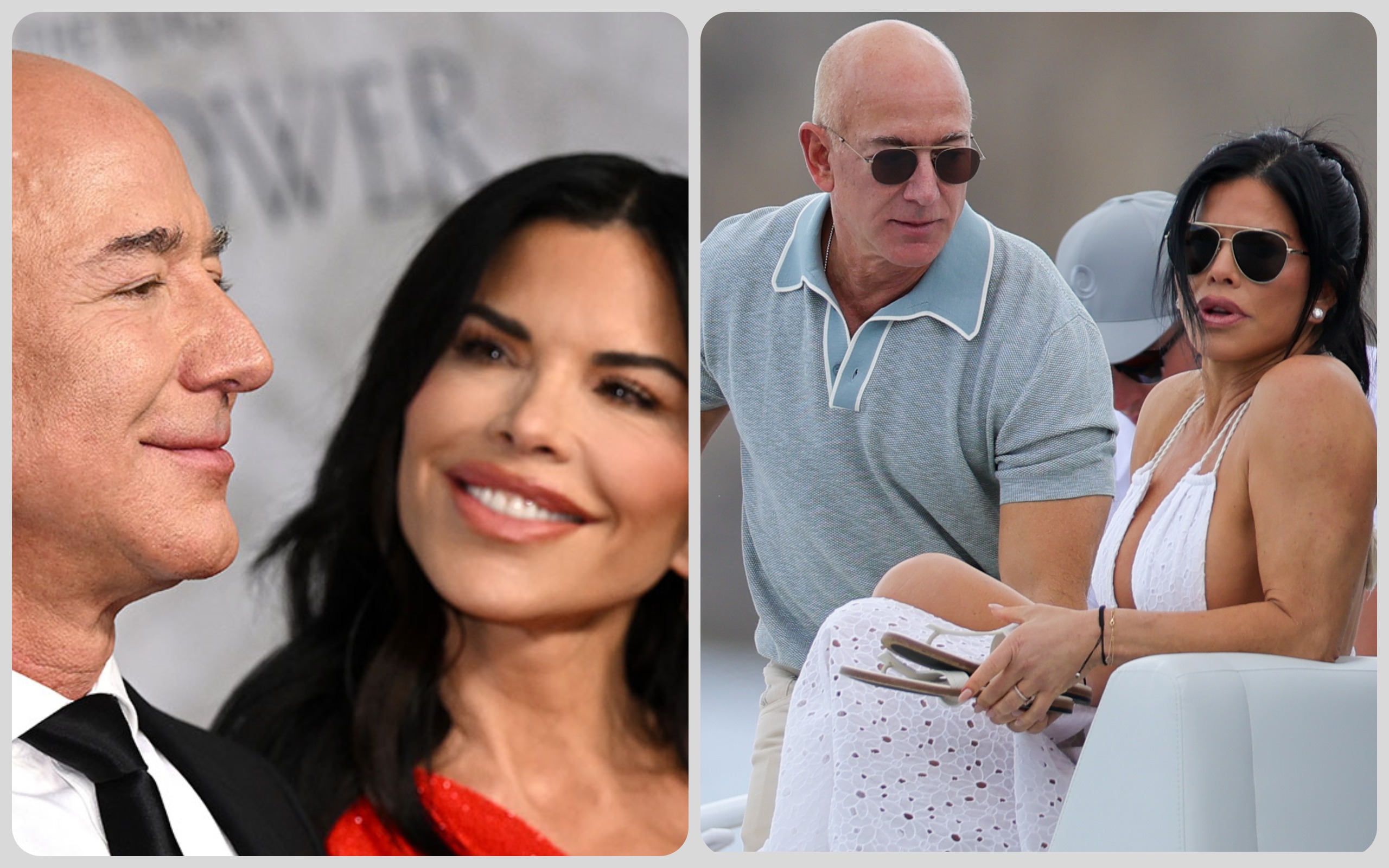 Jeff Bezos and Lauren Sánchez